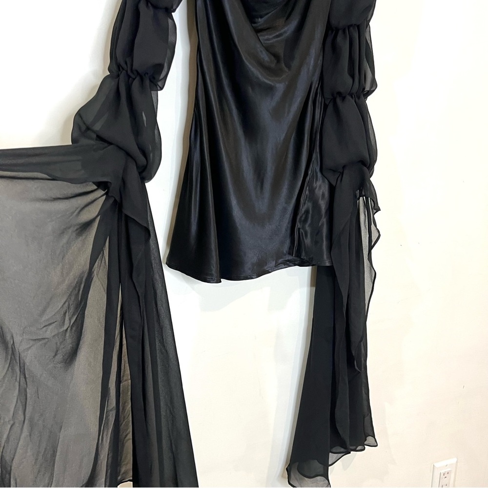 SOLD For Love and Lemons black willow mini dress size XXS - Picture 5 of 12
